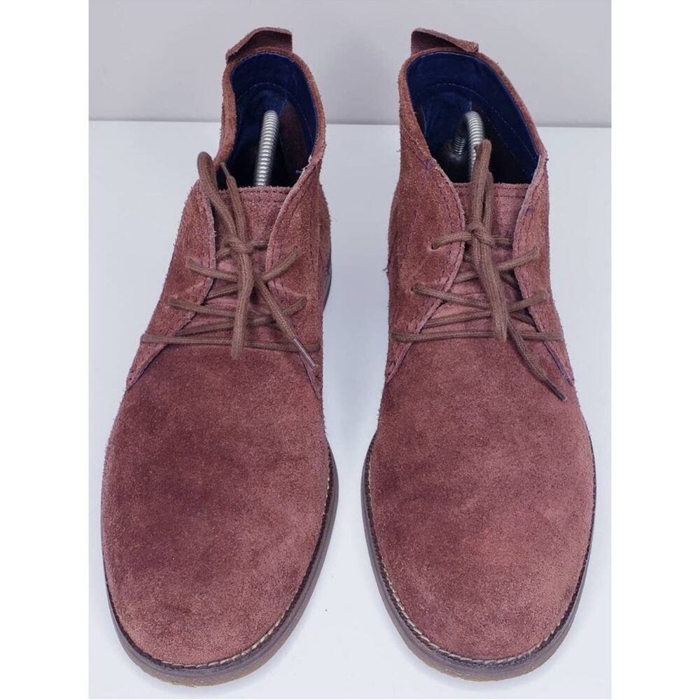 COLE HAAN Men's Size 10M Suede Chukka Boots Reddish Brown in VGUC